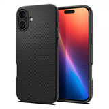 Spigen iPhone 16 Skal Liquid Air Matte Black