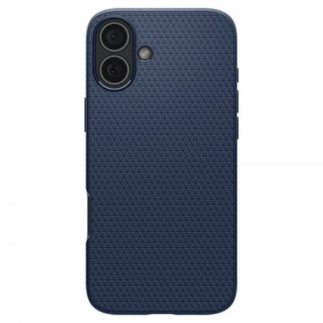 Spigen iPhone 16 Skal Liquid Air Navy Blue
