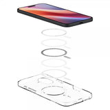 Spigen iPhone 16 Skal Liquid Crystal MagFit Crystal Clear