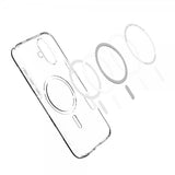 Spigen iPhone 16 Skal Liquid Crystal MagFit Crystal Clear