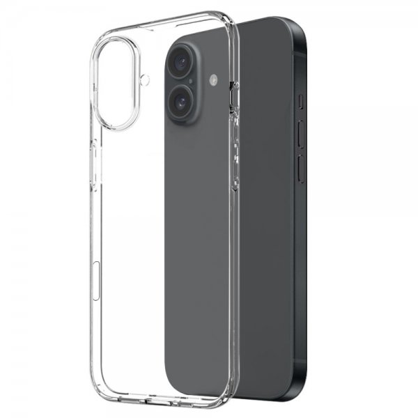 Northjo iPhone 16 Skal med Skärmskydd och Kameraskydd 3-i-1