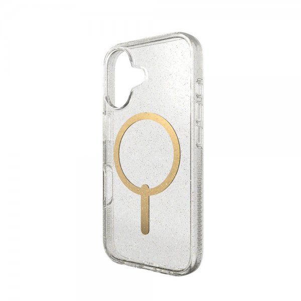 ZAGG iPhone 16 Skal Milan Snap Gold Glitter