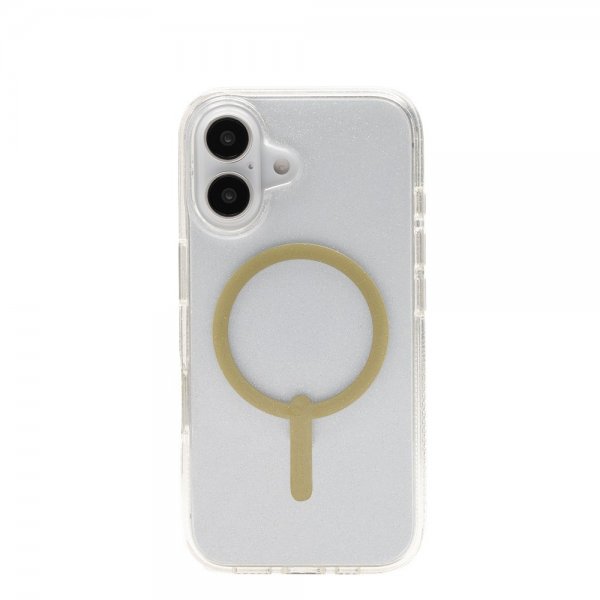 ZAGG iPhone 16 Skal Milan Snap Gold Glitter