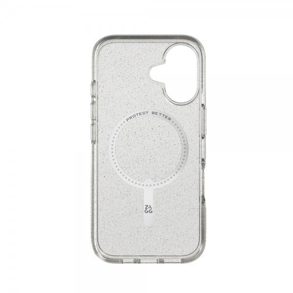 ZAGG iPhone 16 Skal Milan Snap Gold Glitter