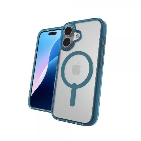 ZAGG iPhone 16 Skal Santa Cruz Snap Retro Blue