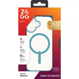 ZAGG iPhone 16 Skal Santa Cruz Snap Retro Blue