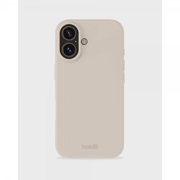 holdit iPhone 16 Skal Silikon Light Beige