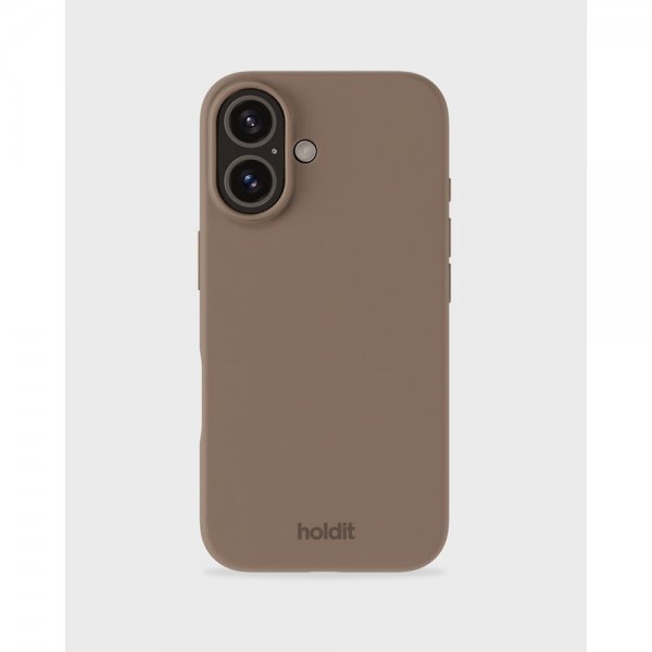 holdit iPhone 16 Skal Silikon Mocha Brown