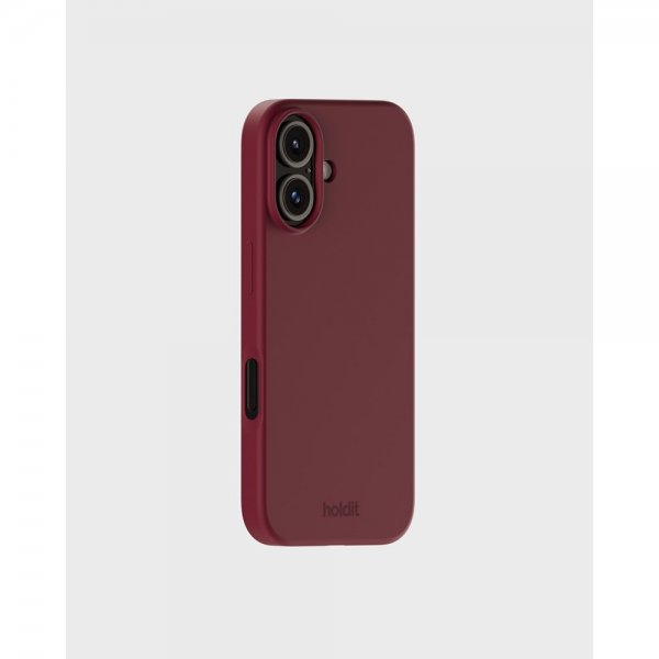 holdit iPhone 16 Skal Silikon Red Velvet