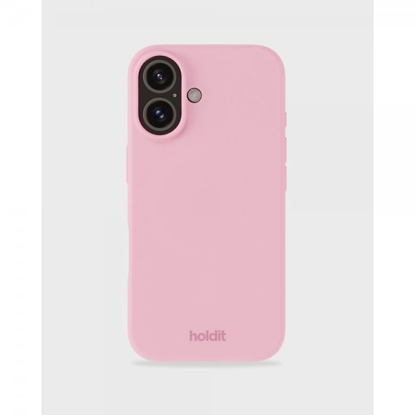 holdit iPhone 16 Skal Silikon Rosa