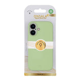 Onsala iPhone 16 Skal Silikonkänsla Lime