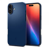 Spigen iPhone 16 Skal Thin Fit MagFit Navy Blue