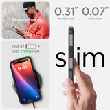 Spigen iPhone 16 Skal Tough Armor MagFit Gunmetal