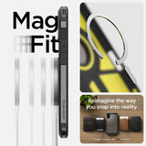 Spigen iPhone 16 Skal Tough Armor MagFit Gunmetal