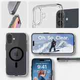 Spigen iPhone 16 Skal Ultra Hybrid MagFit Svart