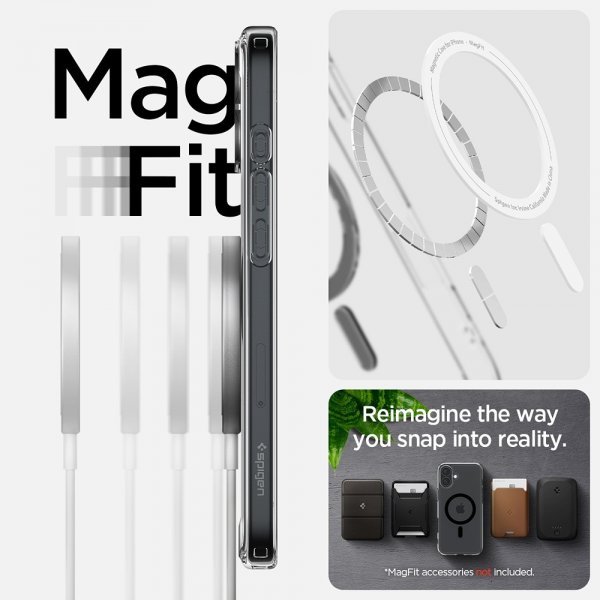 Spigen iPhone 16 Skal Ultra Hybrid MagFit Svart