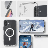 Spigen iPhone 16 Skal Ultra Hybrid MagFit Vit
