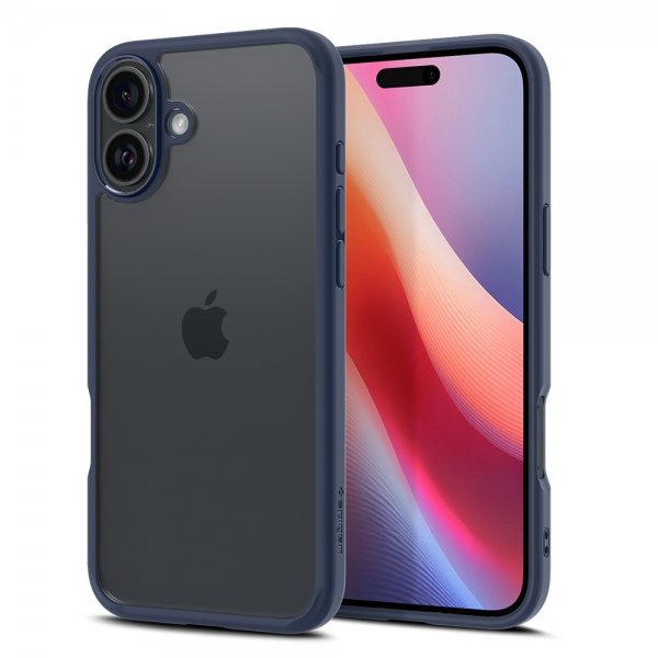 Spigen iPhone 16 Skal Ultra Hybrid Navy Blue