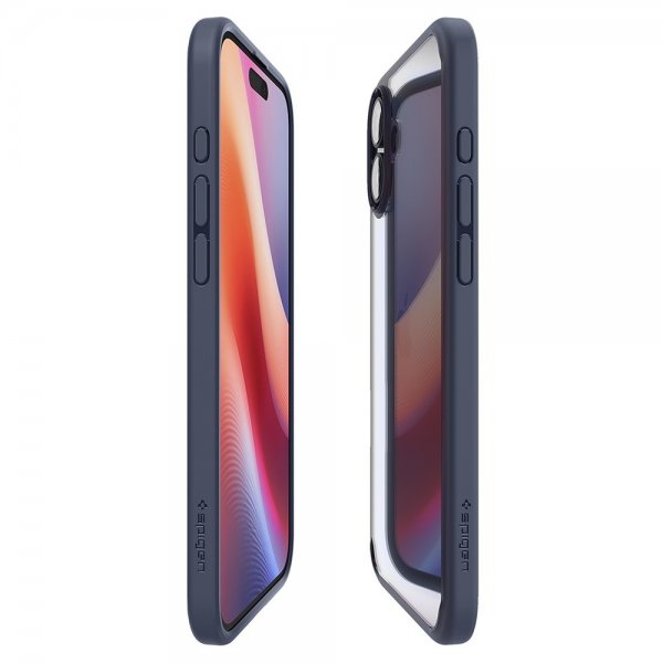 Spigen iPhone 16 Skal Ultra Hybrid Navy Blue
