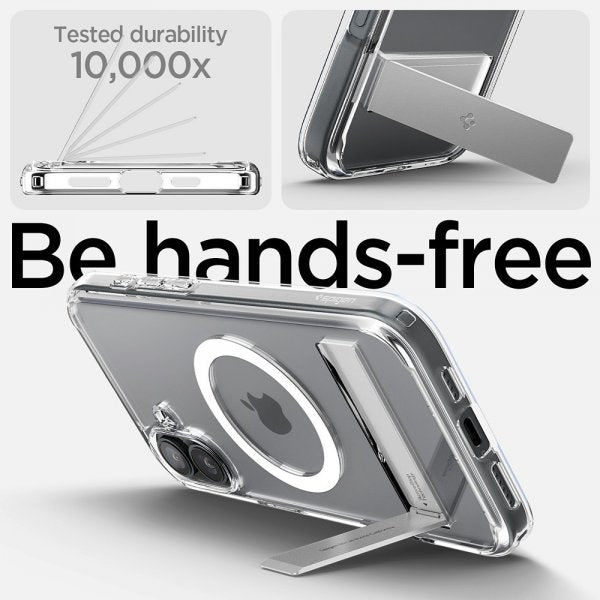 Spigen iPhone 16 Skal Ultra Hybrid S MagFit Crystal Clear