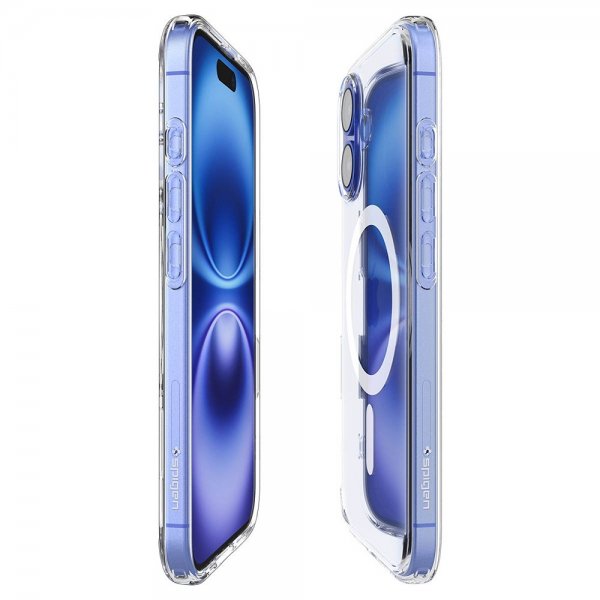 Spigen iPhone 16 Skal Ultra Hybrid T MagFit Clear White