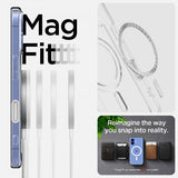 Spigen iPhone 16 Skal Ultra Hybrid T MagFit Clear White