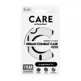 CARE by PanzerGlass iPhone 16 Skal Urban Combat MagSafe Svart