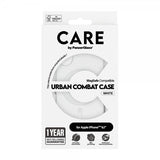 CARE by PanzerGlass iPhone 16 Skal Urban Combat MagSafe Vit