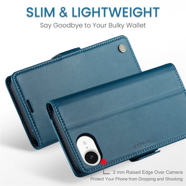 CaseMe iPhone 16e/17e Fodral 023 Series Blå