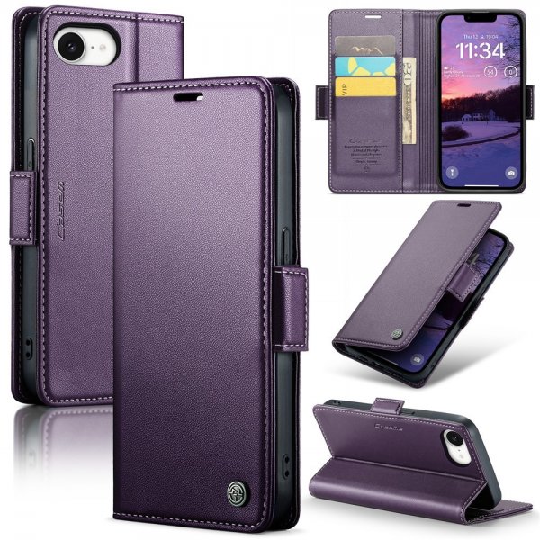 CaseMe iPhone 16e/17e Fodral 023 Series Lila