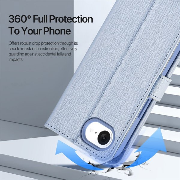 Dux Ducis iPhone 16e/17e Fodral 2-i-1 Lawa Series MagSafe Blå
