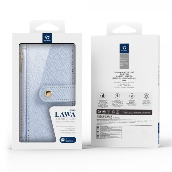 Dux Ducis iPhone 16e/17e Fodral 2-i-1 Lawa Series MagSafe Blå