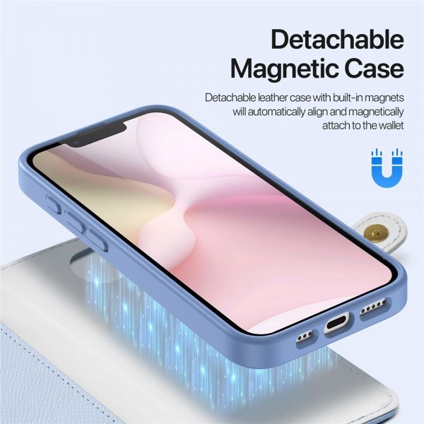 Dux Ducis iPhone 16e/17e Fodral 2-i-1 Lawa Series MagSafe Blå