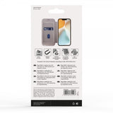 Vivanco iPhone 16e/17e Fodral Mag Wallet Grå