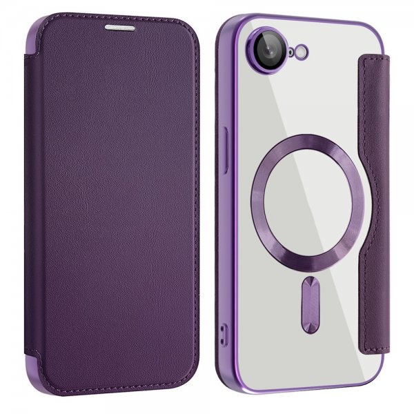 iPhone 16e/17e Fodral MagSafe Lila