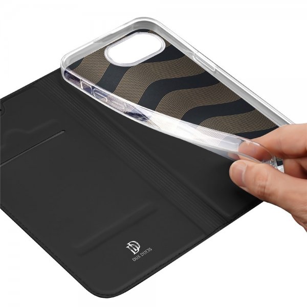 Dux Ducis iPhone 16e/17e Fodral Skin Pro Series Svart
