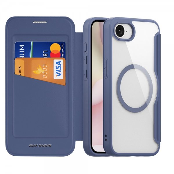 Dux Ducis iPhone 16e/17e Fodral Skin X Pro Series MagSafe Blå