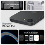 Spigen iPhone 16e/iPhone 17e Skal Ultra Hybrid Zero One MagFit Vit