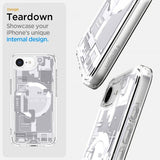 Spigen iPhone 16e/iPhone 17e Skal Ultra Hybrid Zero One MagFit Vit
