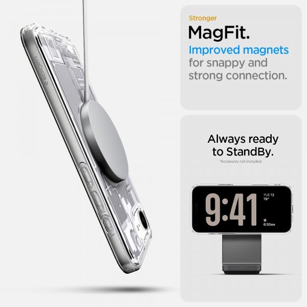 Spigen iPhone 16e/iPhone 17e Skal Ultra Hybrid Zero One MagFit Vit
