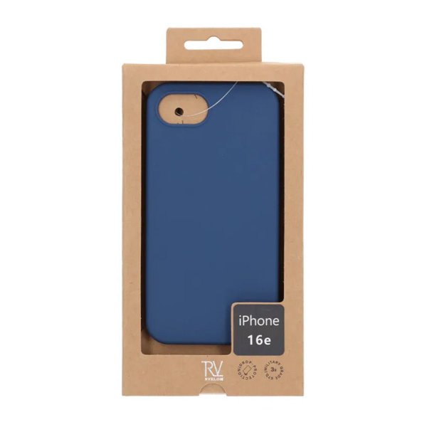 iPhone 16e/17e Skal Silikon Blå