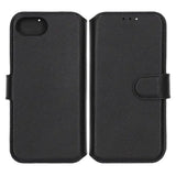 Rvelon iPhone 16e/17e Fodral Äkta Läder Svart