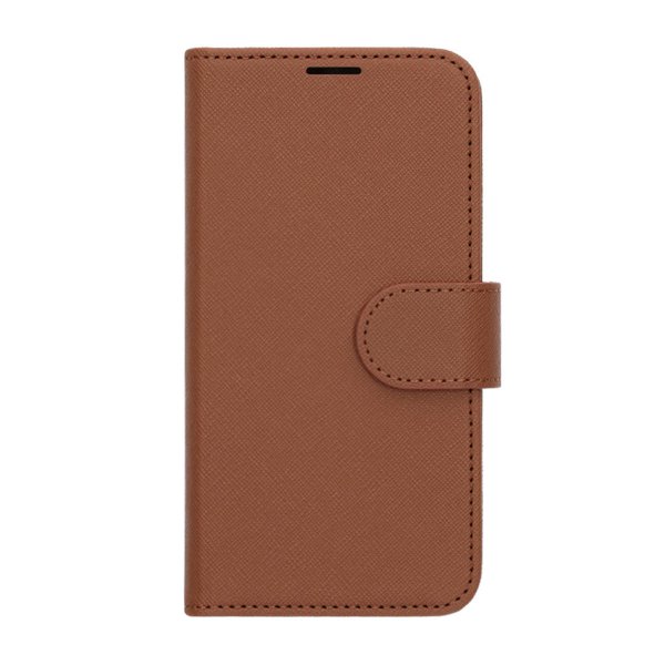 iPhone 16e/17e Fodral med Kortfack Stativfunktion Brun