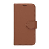 iPhone 16e/17e Fodral med Kortfack Stativfunktion Brun