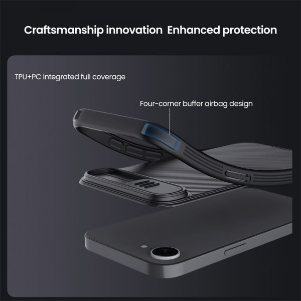 Nillkin iPhone 16e/17e Skal CamShield Pro MagSafe Svart