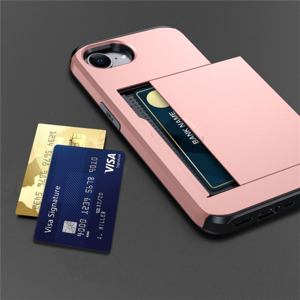 iPhone 16e/17e Skal Card Slide Grön