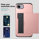 iPhone 16e/17e Skal Card Slide Grön