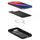 Spigen iPhone 16e/17e Skal Liquid Air MagFit Matte Black