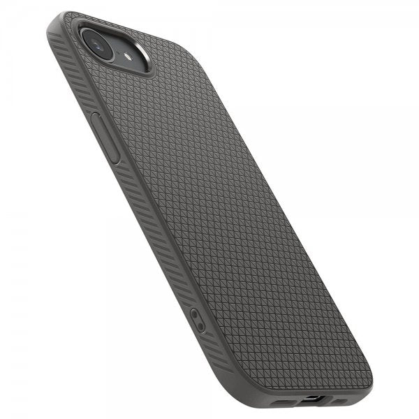 Spigen iPhone 16e/17e Skal Liquid Air Marble Gray
