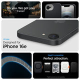 Spigen iPhone 16e/17e Skal Nano Pop MagFit Black Sesame